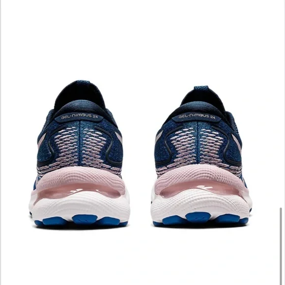 ASICS Women's Navy and Light Pink Athletic Shoes - NEW and never been used - Picture 4 of 8